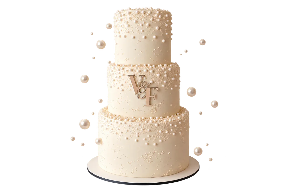 Trojposchodová slávnostná torta Cake by Kristína